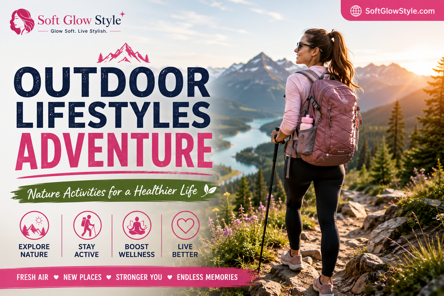 Outdoor Lifestyles Adventure | Soft Glow Style
