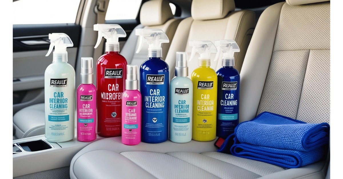 Inside Car Cleaning Products for a Spotless Interior