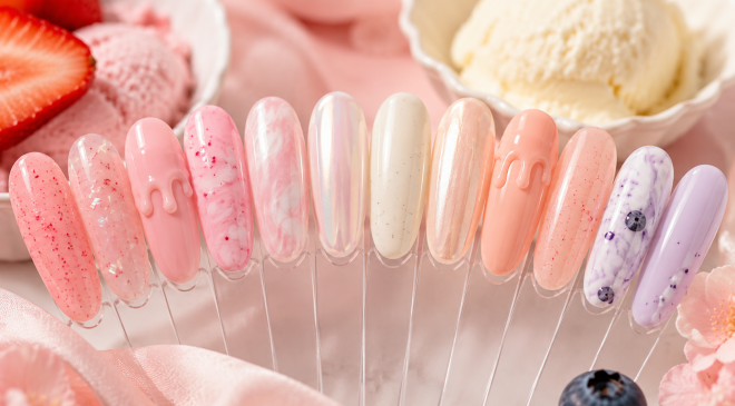 Ice Cream Nails: The Subtle Manicure Trend You’ll Love | Soft Glow Style 5 Cute Variations of Ice Cream Nails