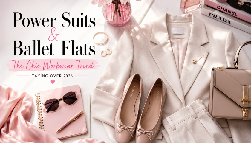Power Suits Ballet Flats Trend | Soft Glow Style