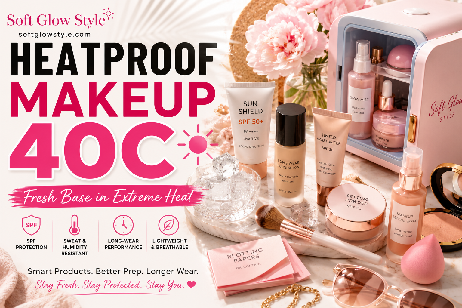 Heatproof Makeup 40C Guide | Soft Glow Style