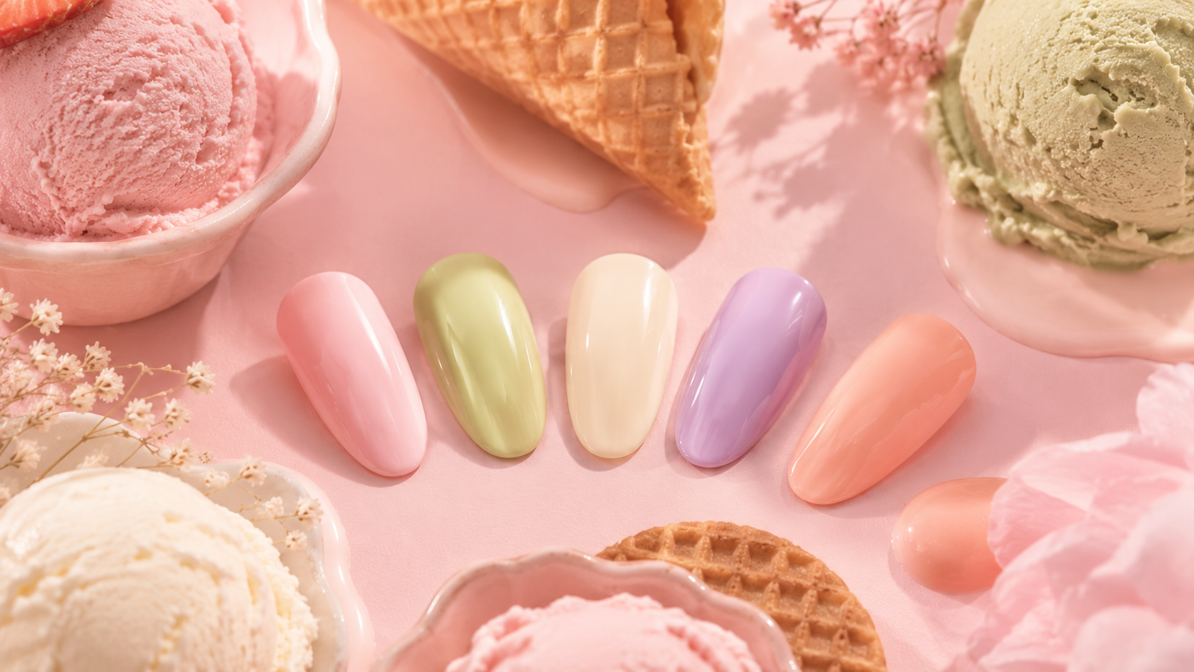 Ice Cream Nails New Flavors for Late Summer 2026