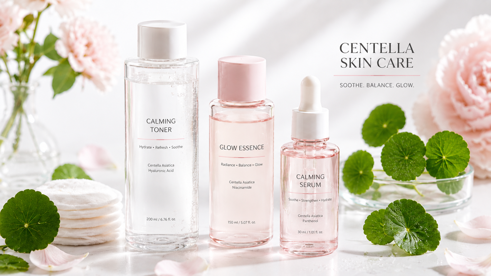 Korean Essence, Toner, and Serums for Acne