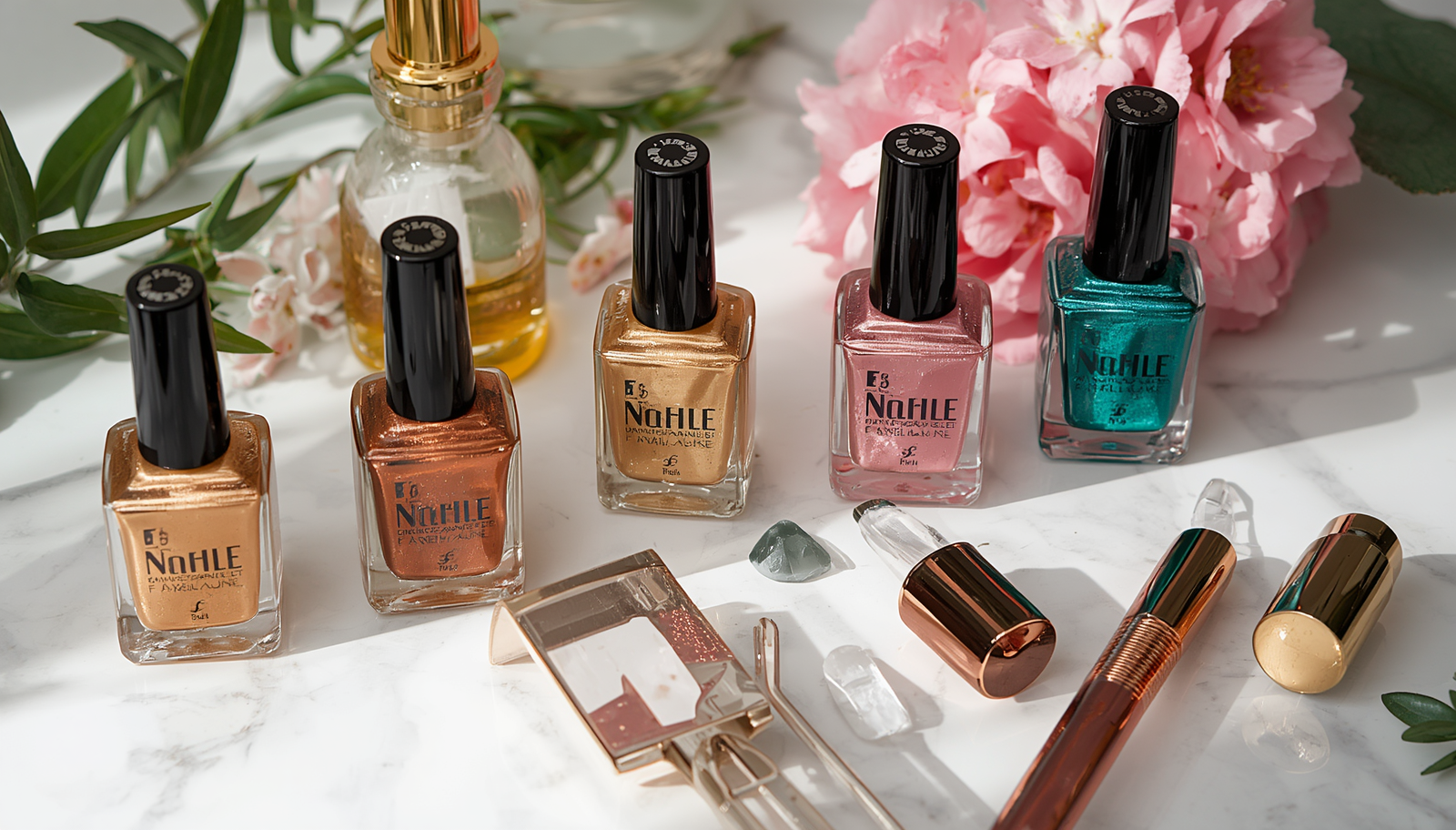 Best Metallic Nail Colors for Dark Skin