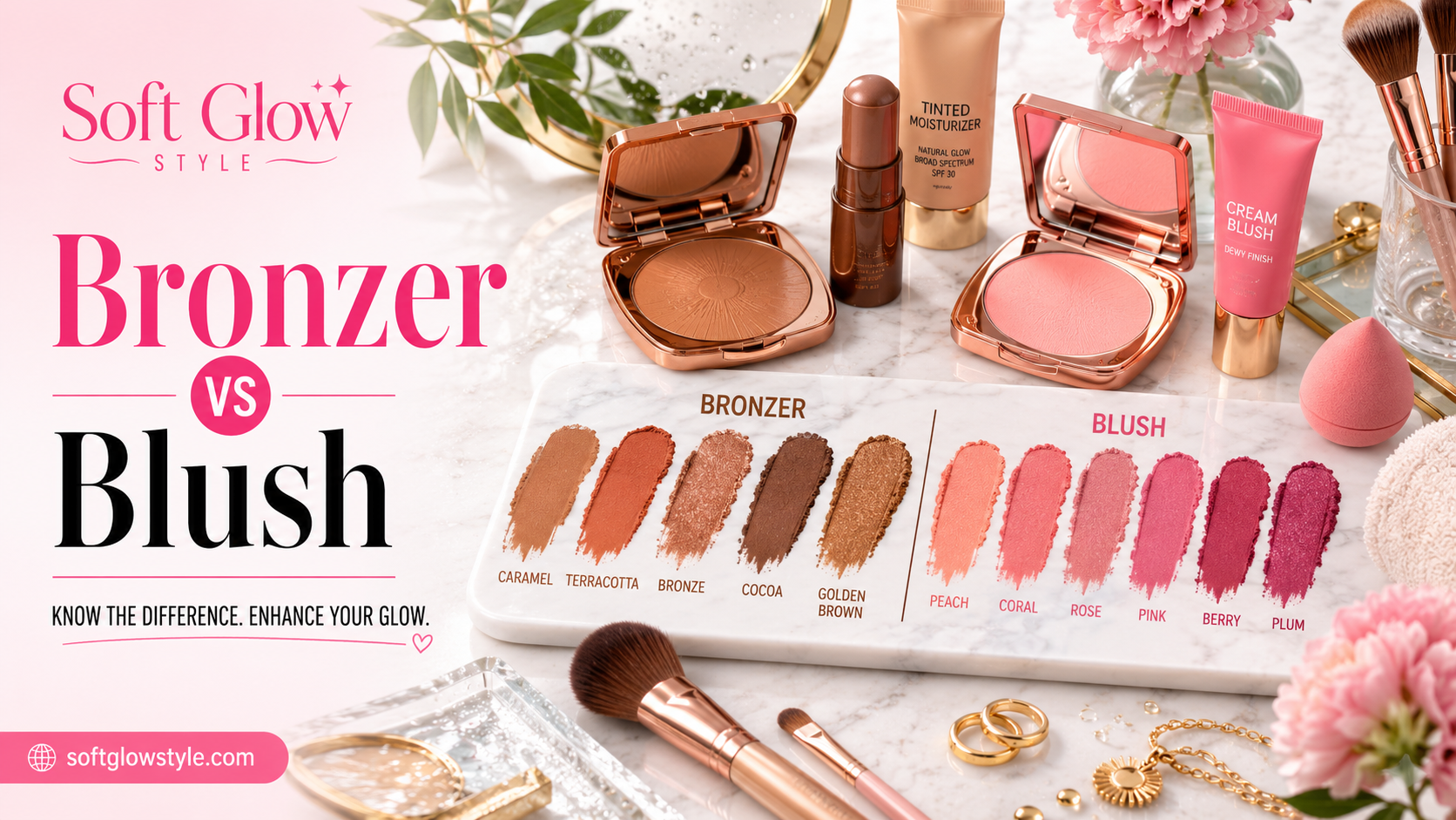 Bronzer vs Blush: What Each One Actually Does 1 Bronzer vs Blush: What Each One Actually Does