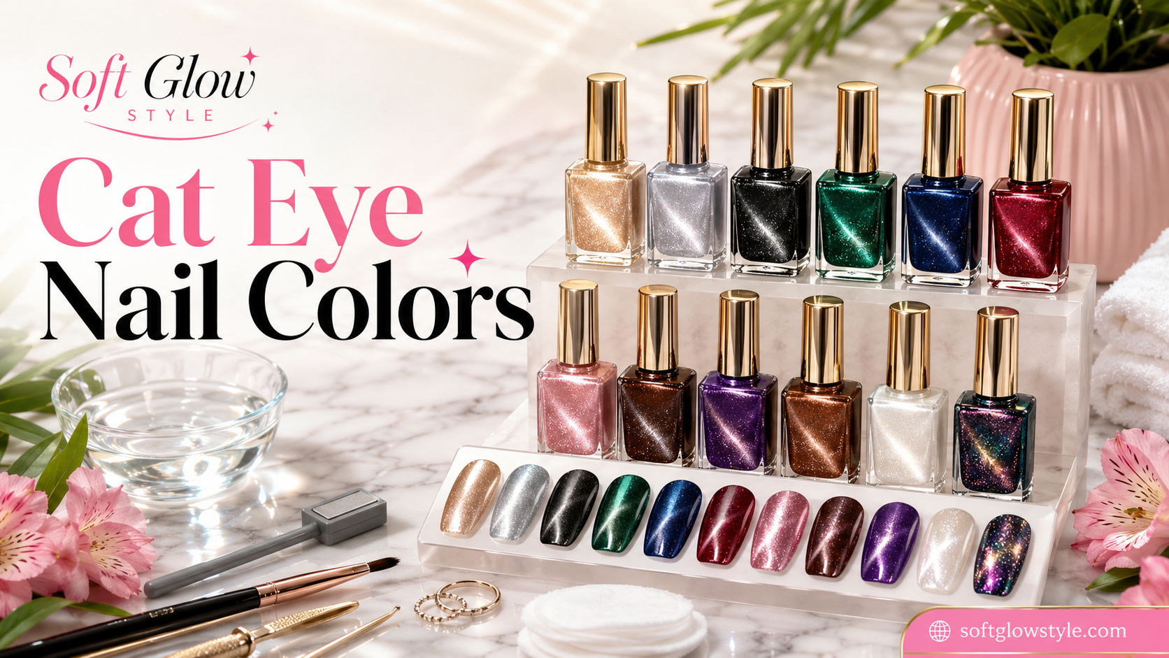 Cat Eye Nail Colors: 21 Shimmery Shades to Try in 2026