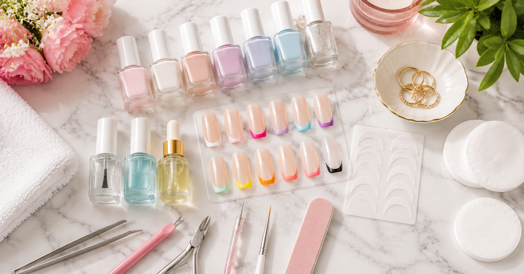 Multi Color French Tip Nails: 21 Playful Ideas for 2026 4 How to Do Multi Color French Tip Nails at Home