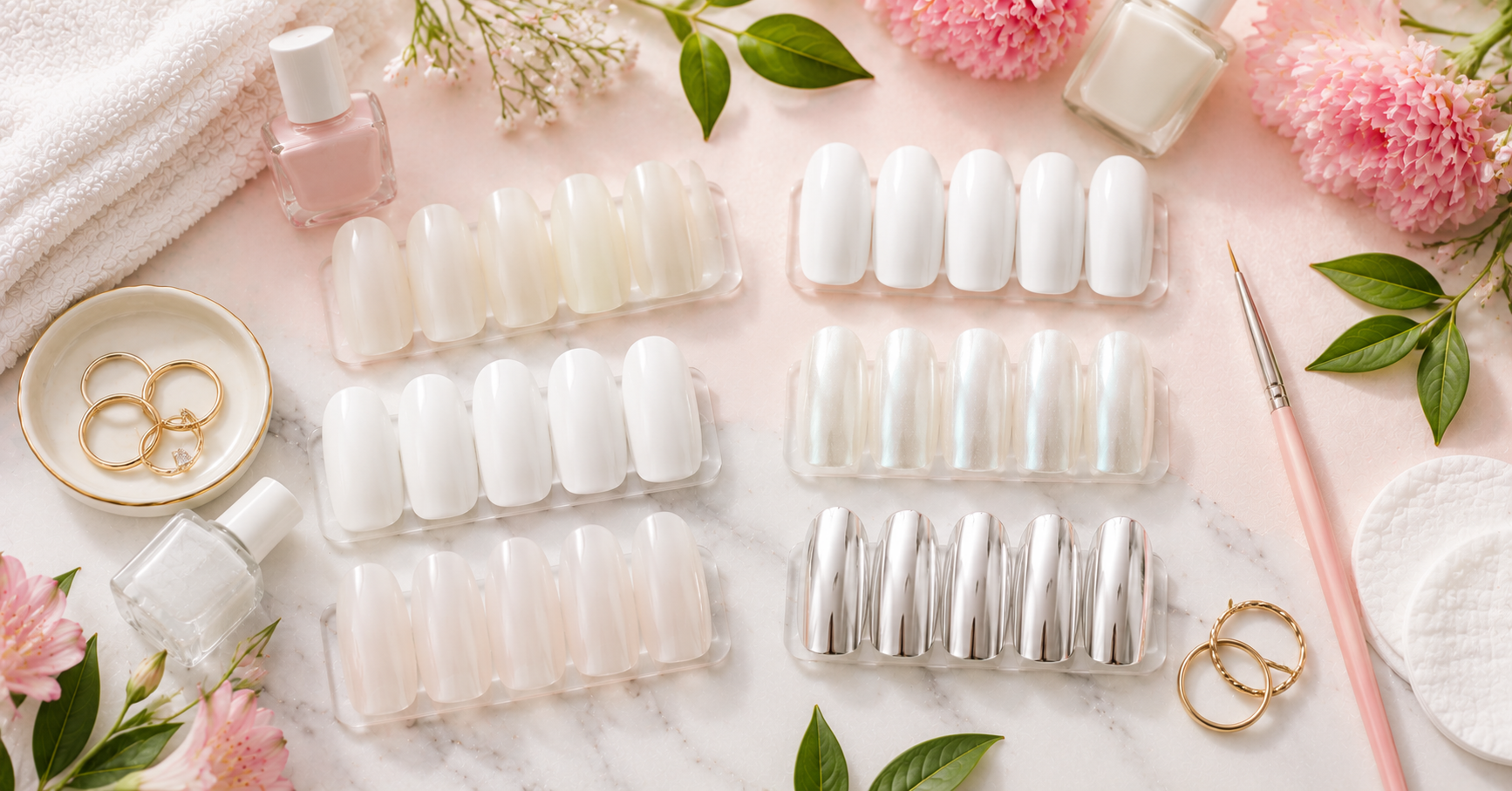 White Nail Polish Ideas: 21 Clean Manicures for 2026 3 Milky White vs Cloud White vs Opaque White