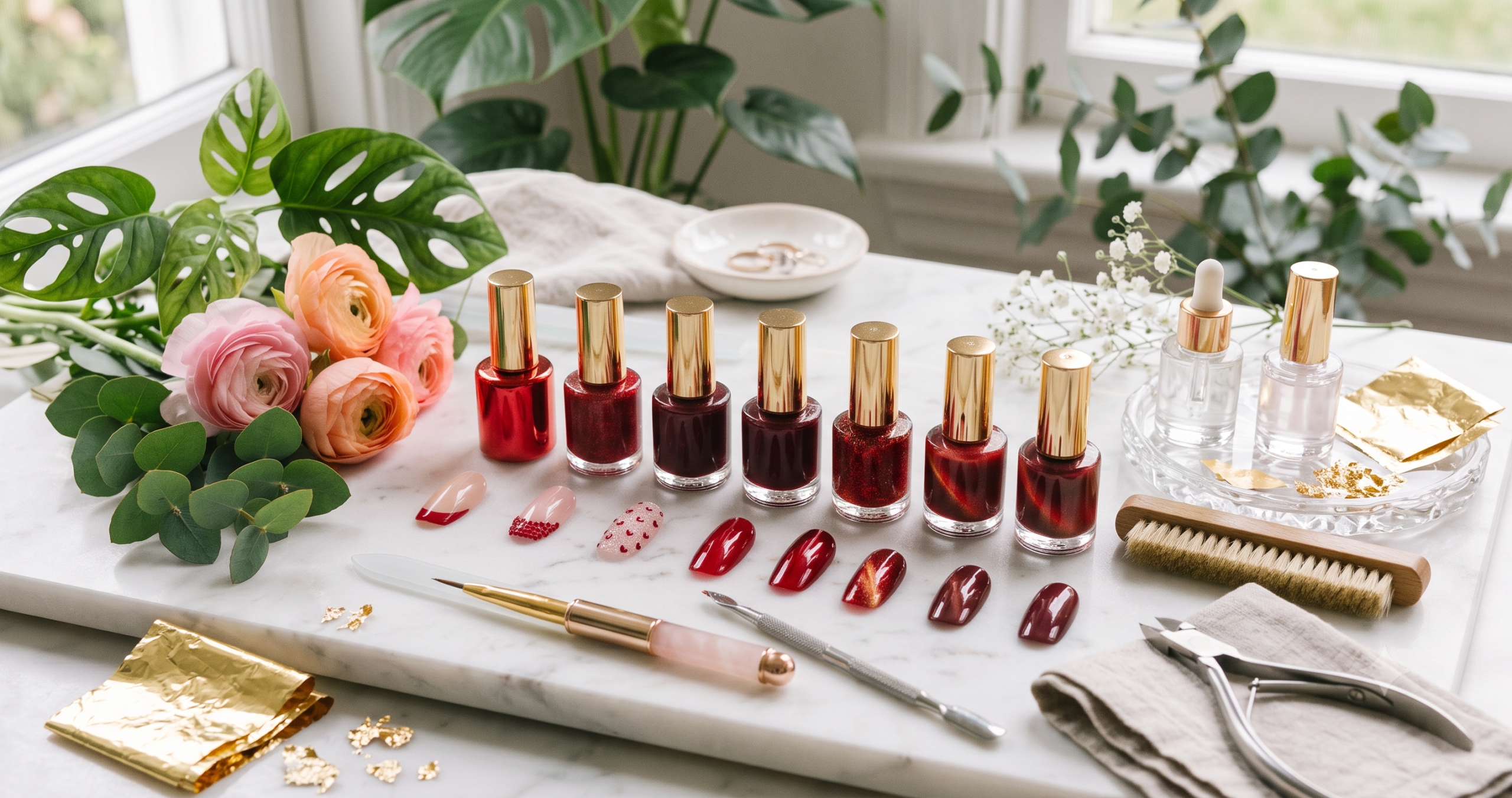 Red Nail Designs 2026: Classic, Soft, and Modern Ideas 4 Modern Red Nail Designs