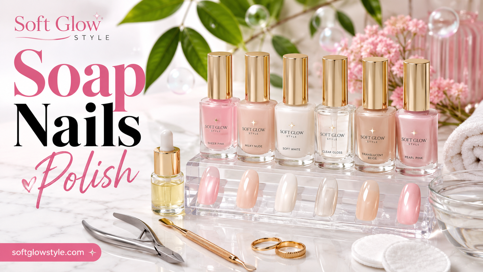 Soap Nails Polish: The Clean Girl Manicure Trend