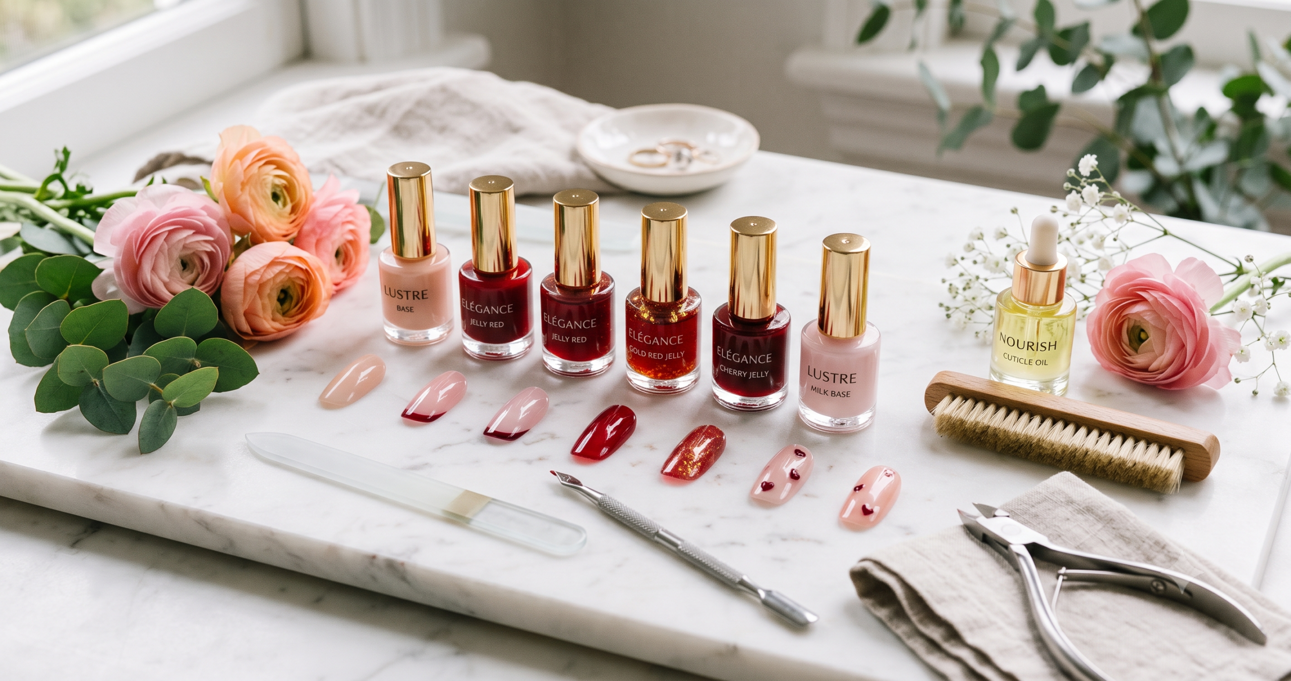Red Nail Designs 2026: Classic, Soft, and Modern Ideas 3 Soft Red Nail Designs