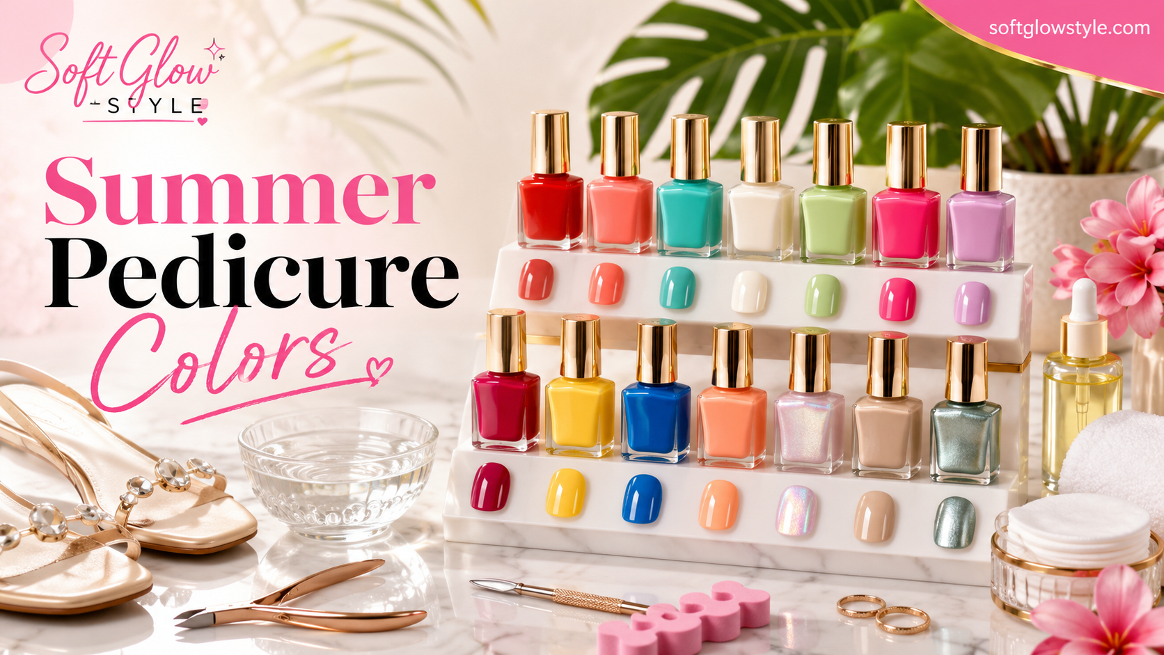 Summer Pedicure Nail Colors: 21 Pretty Shades for Sandal Season