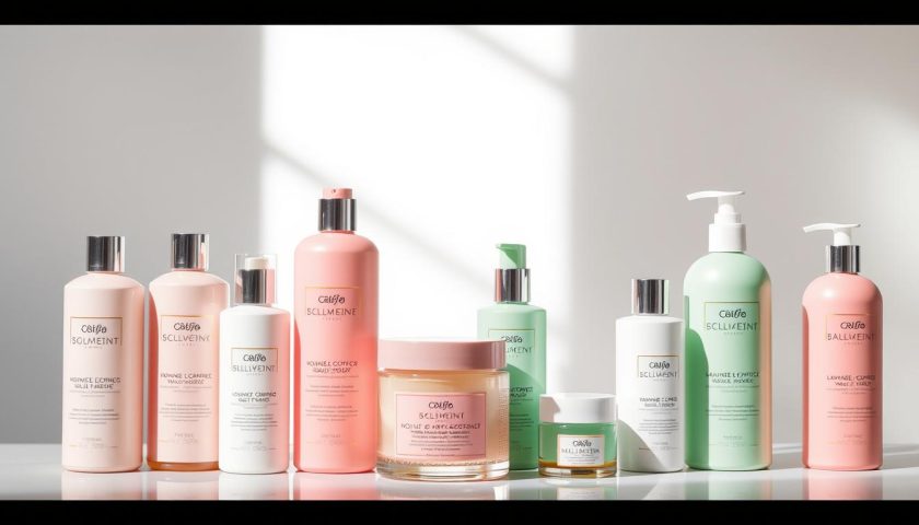 Best Volumizing Hair Products: Simple Volume Guide 2 Volumizing hair products for thin and fine hair displayed in a clean beauty editorial setup