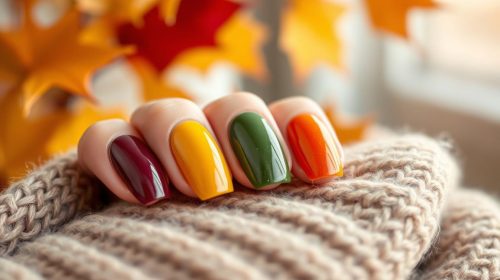 fall gel nail colors