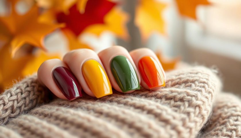 fall gel nail colors