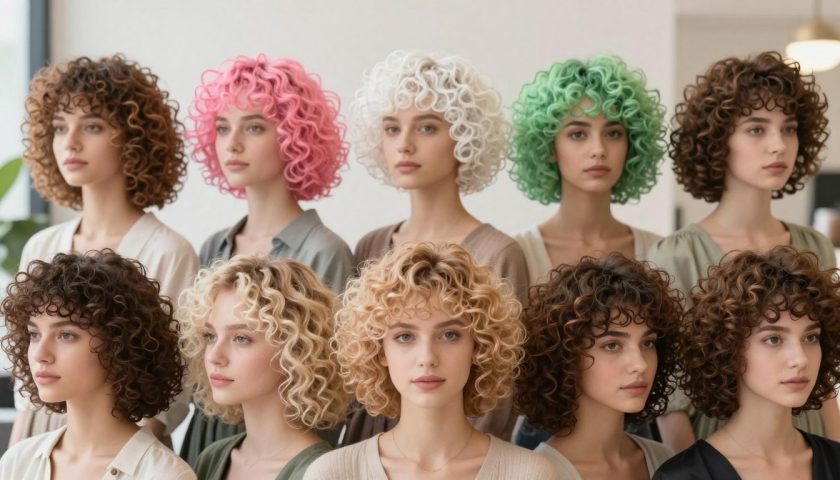 Haircut Styles for Curly Hair Female: Shape Guide 2 Stylish haircut styles for curly hair female with layered curls bobs lobs and soft salon styling