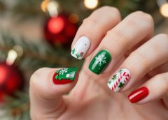 christmas colour nail