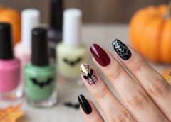 classy halloween nails