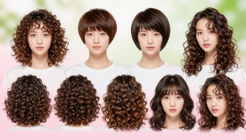 haircut styles for curly hair female